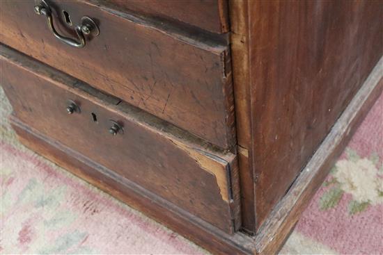 A George III mahogany pedestal partners desk a.f. W.152cm